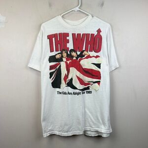 Vintage 1989 The Who Kids Are Alright Tour T-Shirt Size XL